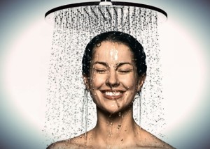 Mandi dengan Water Heater