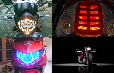 stiker lampu motor