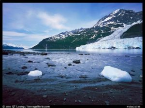 black sand beach prince william sound alaska